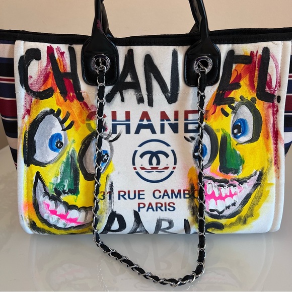 Source Unknown Handbags - FALL PURSE | Miami artist adorned designer inspired fall tote shoulder bag purse